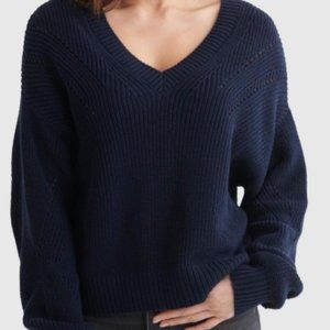 On Trend Lucky Brand Reversible Sweater Sz XS